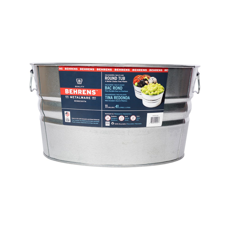 Behrens 11 gal Steel Tub Round
