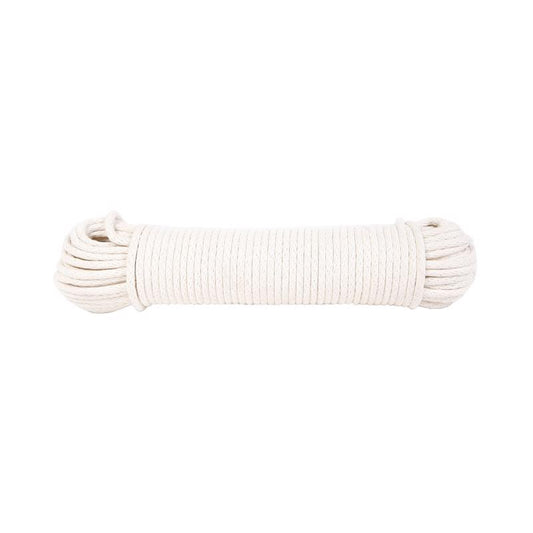 Koch Industries 7/32 in. D X 100 ft. L Natural Solid Braided Cotton Clothesline Rope