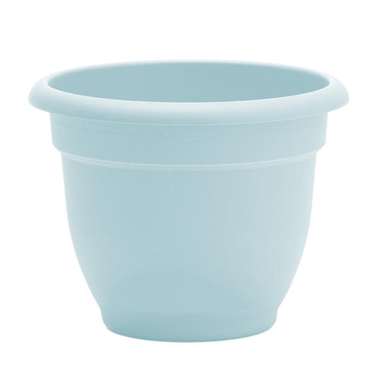 Bloem Ariana 8.5 in. H X 11 in. W X 10 in. D Resin Traditional Planter Misty Blue