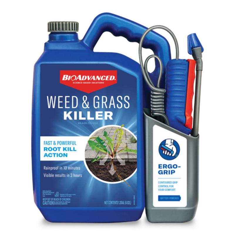 BioAdvanced Ready-to-Use Weed and Grass Killer RTU Liquid 1.3 gal