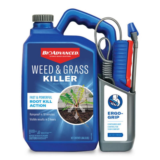 BioAdvanced Ready-to-Use Weed and Grass Killer RTU Liquid 1.3 gal