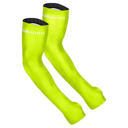 Farmers Defense S/M Polyester/Spandex High-Vis Yellow Protection Sleeves