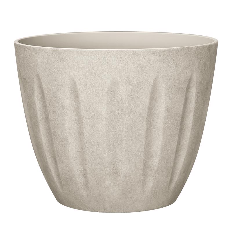 L&G 10 in. H X 12 in. W X 12 in. D X 12 in. D Polyresin Spritzer Planter Sand