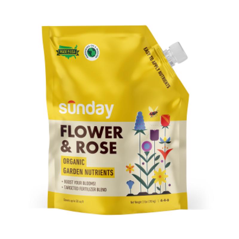 Sunday Organic Rose 4-4-6 Plant Fertilizer 2 lb