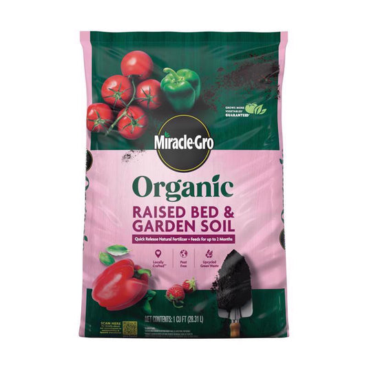 Miracle-Gro Organic Organic All Purpose Raised Bed Soil 1.5 cu ft
