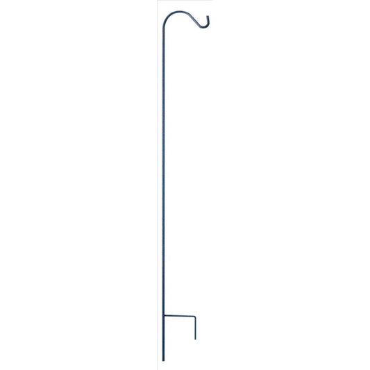 Living Accents Black Steel 64 in. H Single Crook Plant Hook 1 pk