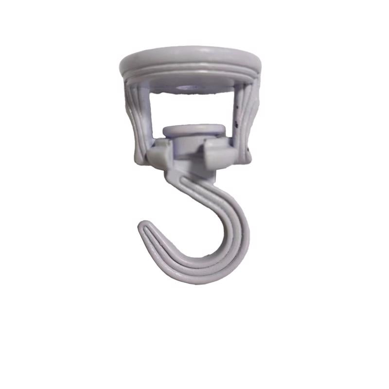 Living Accents White Zinc 3.56 in. H Swivel Swag Hook 1 pk