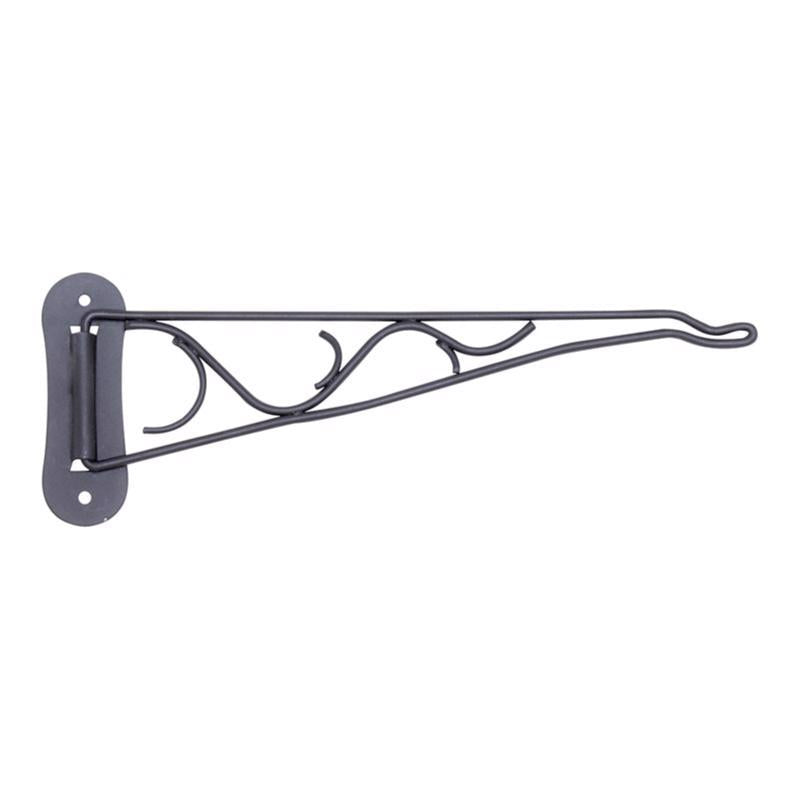 Living Accents Black Steel 10 in. H Swivel Plant Hook 1 pk