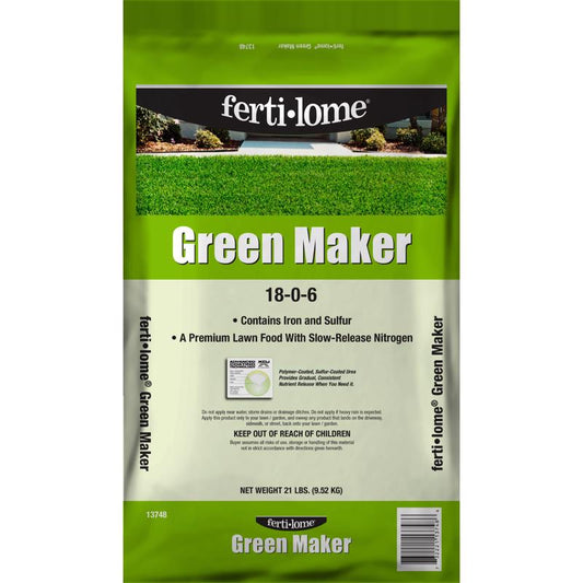 Ferti-lome Slow-Release Nitrogen Lawn Fertilizer For Multiple Grass Types 5000 sq ft