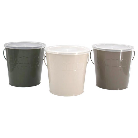 Patio Essentials Citronella Bucket Candle Solid For Mosquitoes 17 oz
