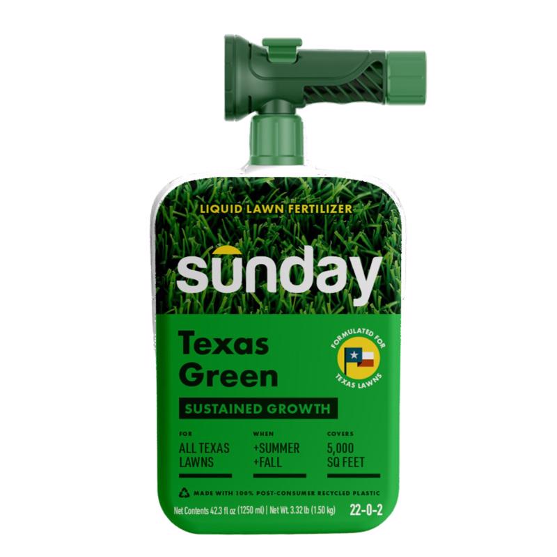 Sunday Texas Green All-Purpose Lawn Fertilizer For All Grasses 5000 sq ft