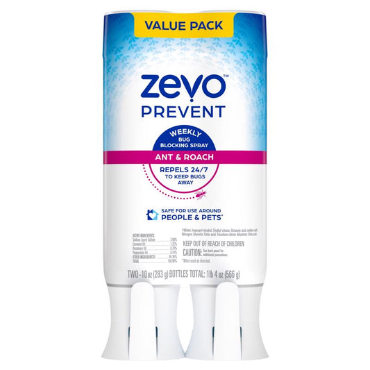 Zevo Prevent Insect Repellent Liquid For Ants/Fleas/Roaches 10 oz