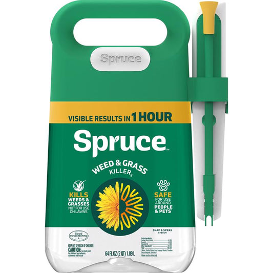 Spruce Snap & Spray Powered Weed and Grass Killer RTU Liquid 64 fl. oz.