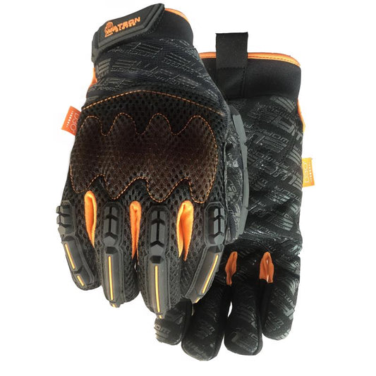 Watson Gloves L Spandex Overtime Black/Orange Impact Gloves