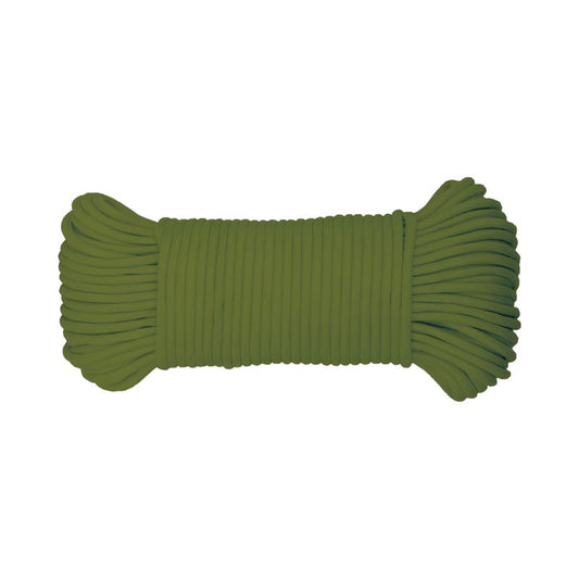 Ace 5/32 in. D X 100 ft. L Green Braided Polyester Paracord