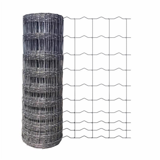 Ironridge 47 in. H X 330 ft. L Steel Field Fencing Gray