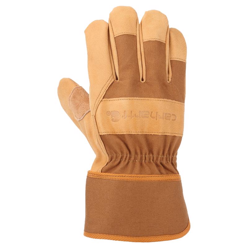 Carhartt Men's Indoor/Outdoor Work Gloves Brown XL 1 pair