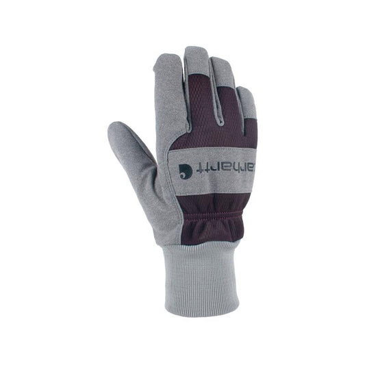 Carhartt Women's Indoor/Outdoor Work Gloves Green/Yellow M 1 each