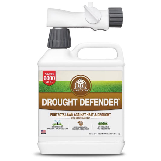 Turf Titan Drought Defender Summer Lawn Fertilizer For Multiple Grass Types 6000 sq ft