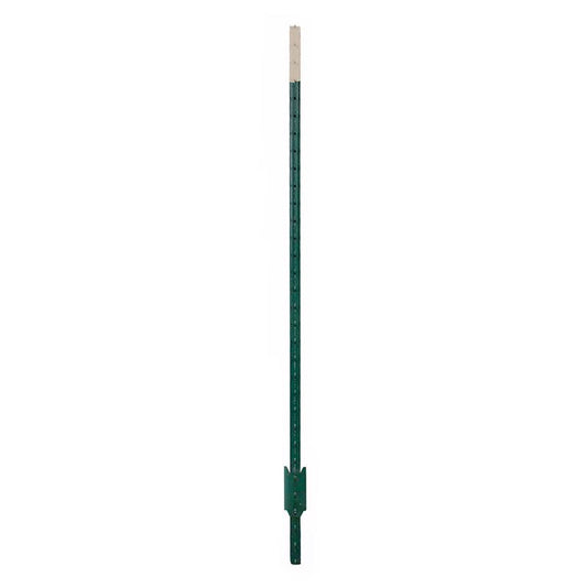 Ironridge 6 ft. H Rail Steel / Billet Studded T-Post