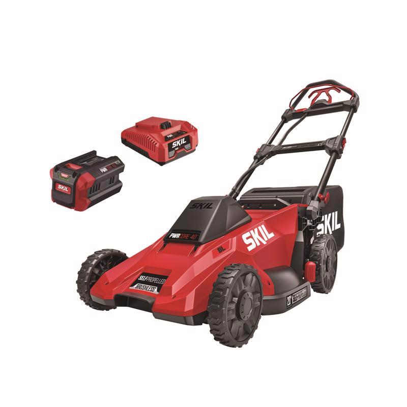 SKIL PWR CORE 40 SM4910C-11 20 in. 40 V Battery Self-Propelled Lawn Mower Kit (Battery & Charger)