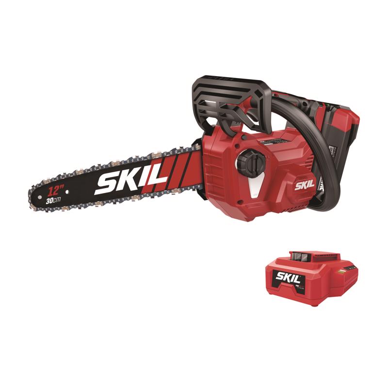 SKIL PWR CORE 40 TH1200C-11 12 in. 40 V Battery Chainsaw Kit (Battery & Charger) 1/4 in.