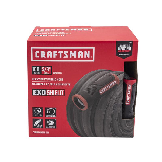 Craftsman ExoShield 5/8 in. D X 100 ft. L Heavy Duty Garden Hose