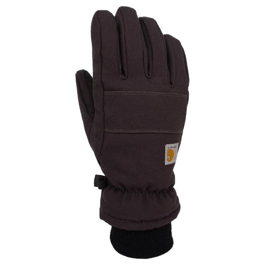 Carhartt L Cotton Duck/Synthetic Leather Black Cold Weather Gloves