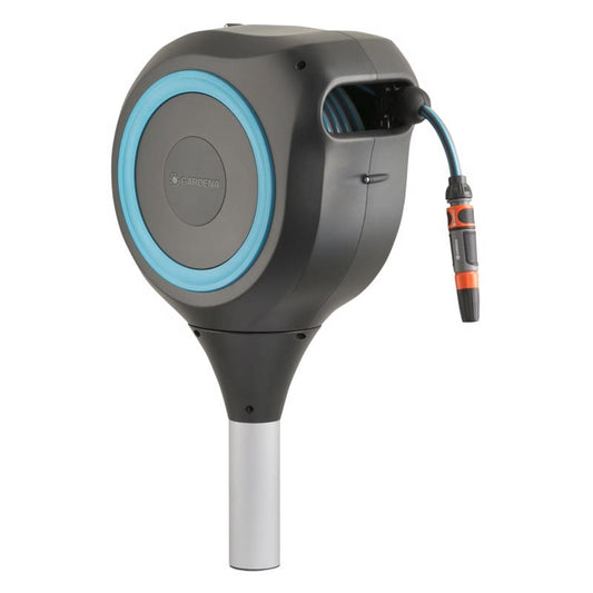 Gardena 66 ft. Gray Retractable In Ground Hose Reel with Hose