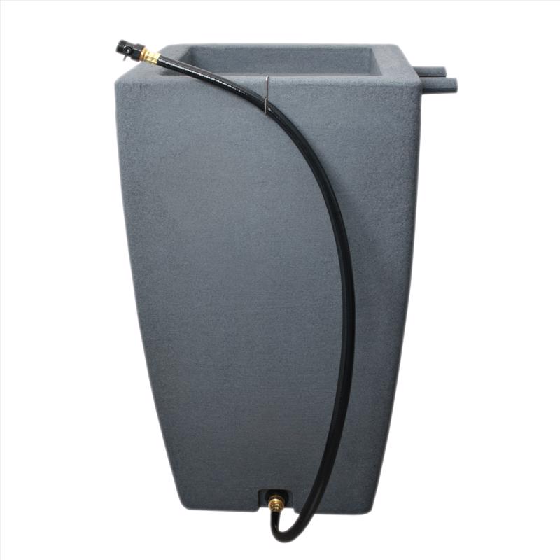 Algreen Products Madison Charcoal 49 gal Rain Barrel Polyethylene