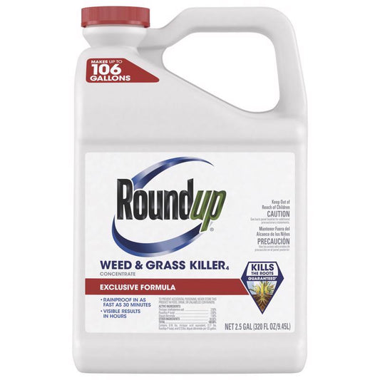 Roundup Weed and Grass Killer Concentrate 2.5 gal