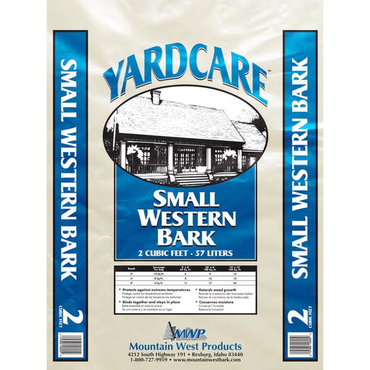 Mountain West Yard Care Natural Bark Mulch 2 cu ft