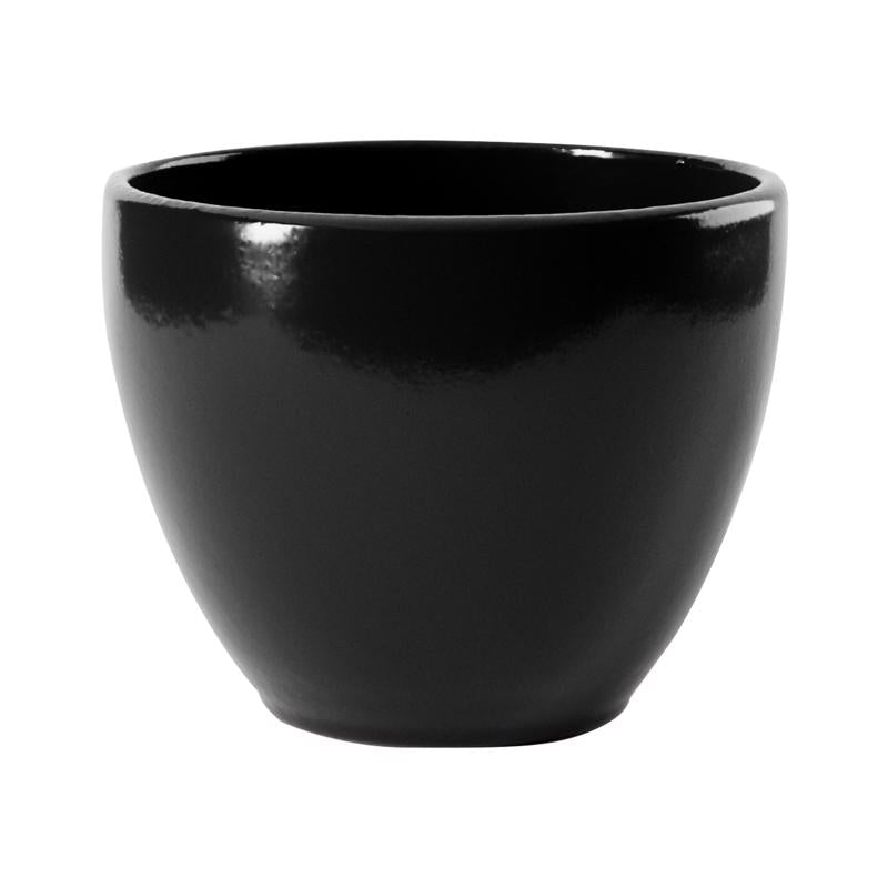 Syndicate Sales Ceramic Garden Planter Black