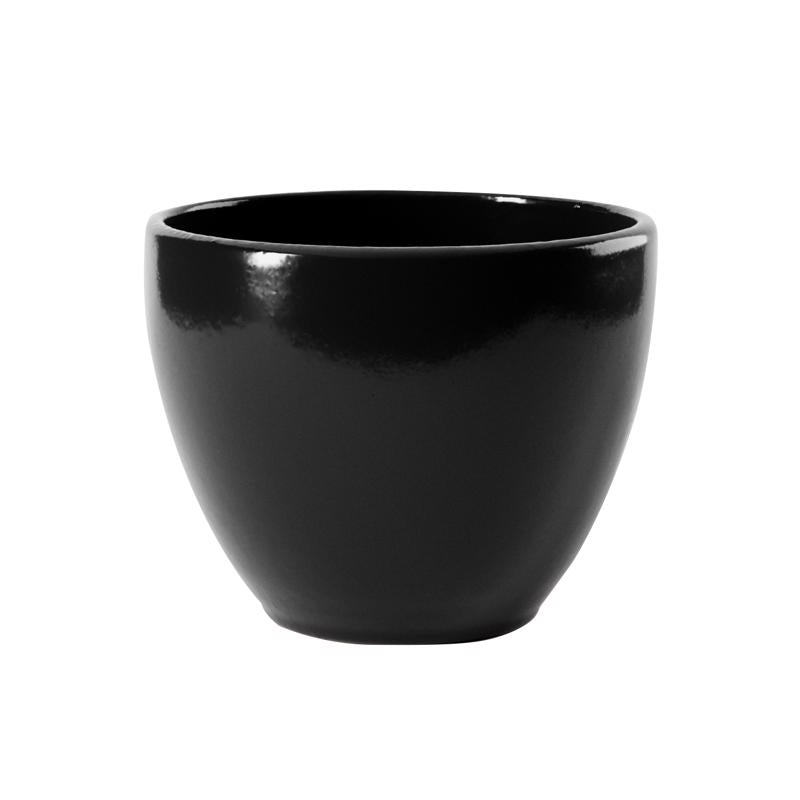Syndicate Sales Ceramic Garden Planter Black