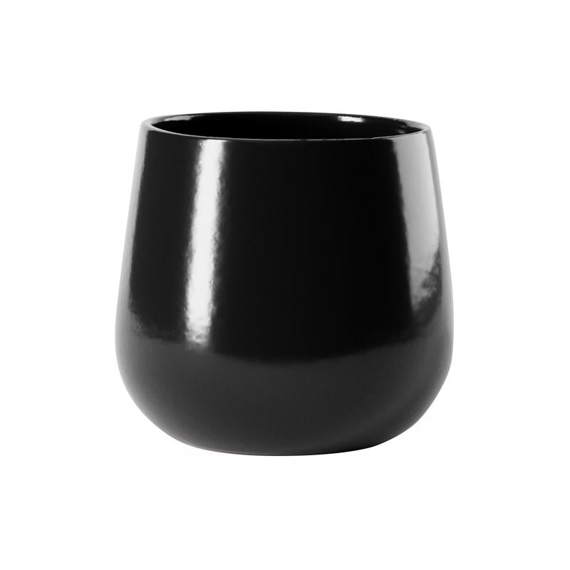 Syndicate Sales Ceramic Garden Planter Black