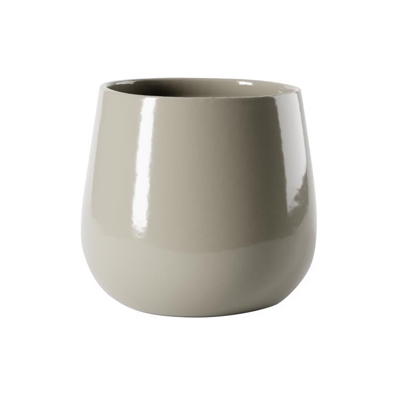 Syndicate Sales Ceramic Garden Planter Taupe Stone