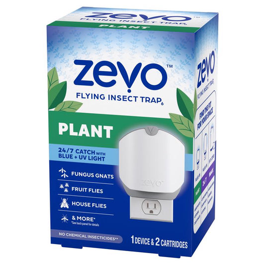 Zevo Indoor Plant Insect Trap and Lure Kit 3 pk