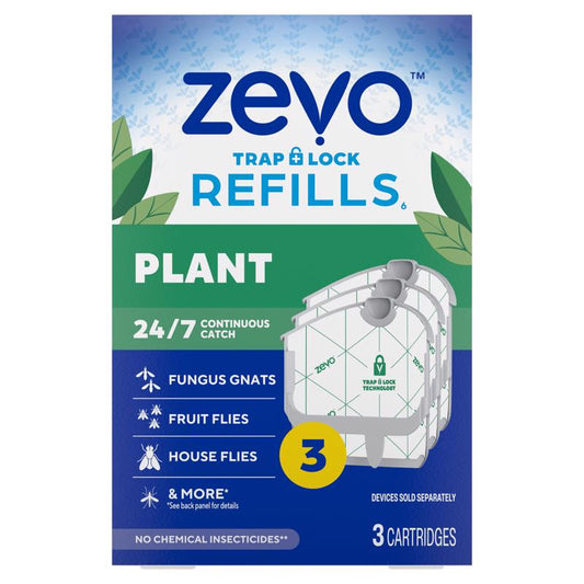 Zevo Indoor Plant Trap Refill 3 pk