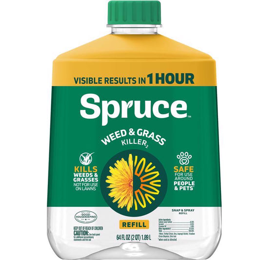 Spruce Snap & Spray Refill Broadleaf Weed and Vegetation Killers RTU Liquid 64 fl. oz.