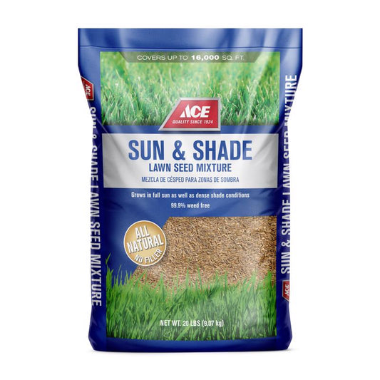 Ace Mixed Sun or Shade Grass Seed 20 lb. cap.