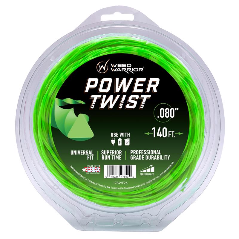 Weed Warrior Professional Grade .080 in. D X 140 ft. L Trimmer Line