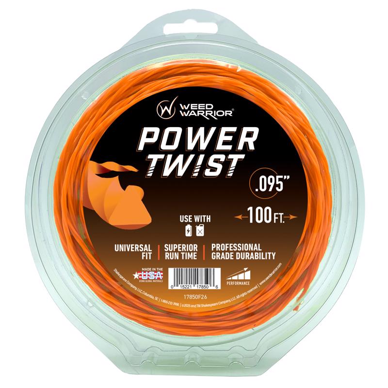 Weed Warrior Professional Grade .095 in. D X 100 ft. L Trimmer Line
