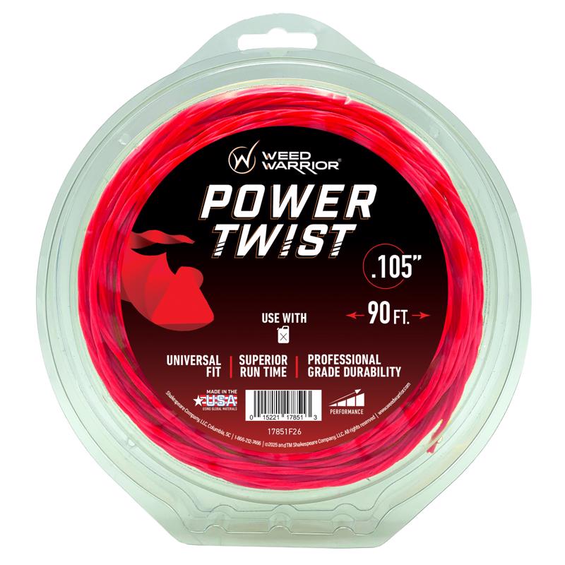 Weed Warrior Professional Grade .105 in. D X 90 ft. L Trimmer Line