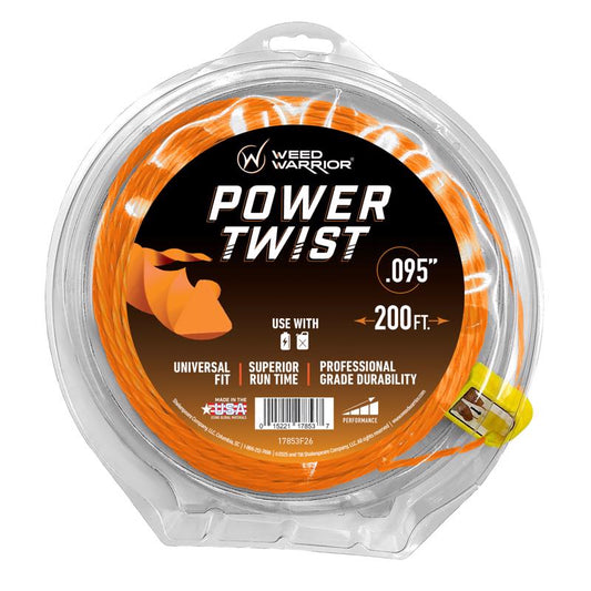 Weed Warrior Professional Grade .095 in. D X 200 ft. L Trimmer Line