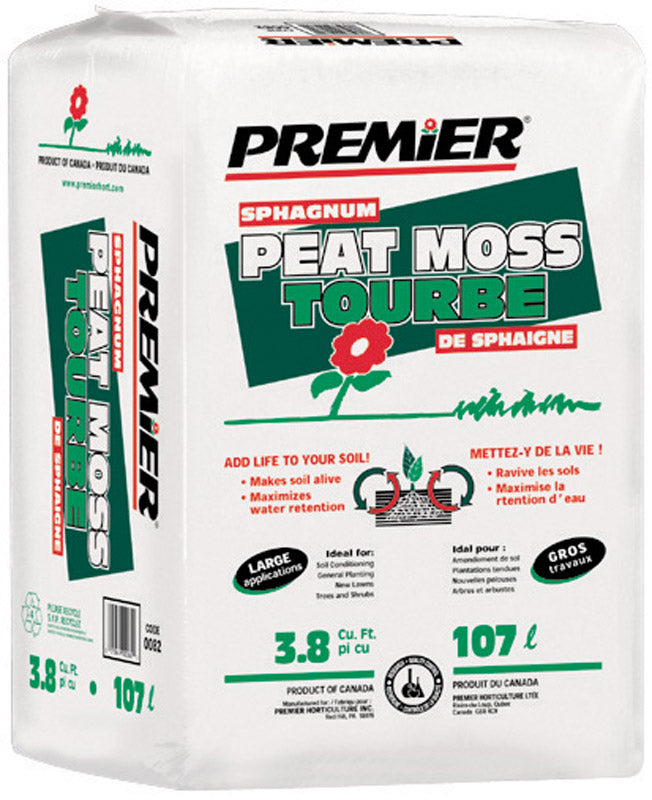 Premier Organic Sphagnum Peat Moss 3.8 ftÂ³