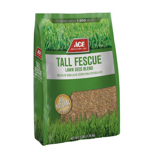 Ace Green Turf Tall Fescue Grass Sun or Shade Grass Seed 3 lb