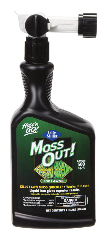Lilly Miller Hose 'n Go Moss Out Moss Killer Concentrate 32 oz