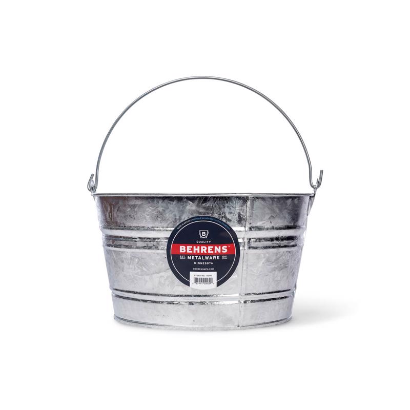 Behrens 4.25 gal Galvanized Pail Silver