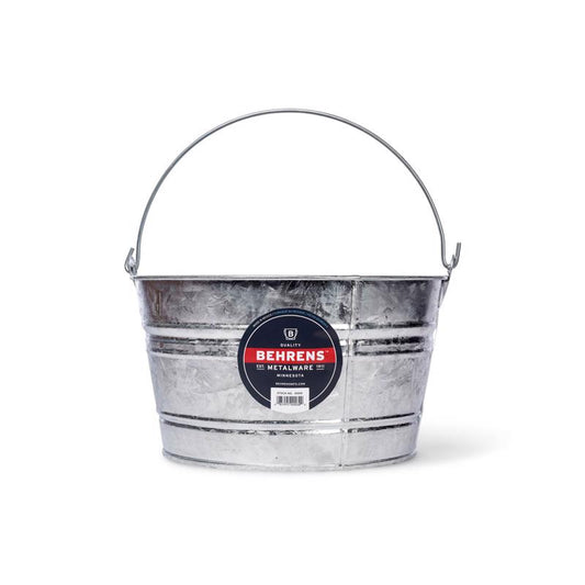 Behrens 4.25 gal Galvanized Pail Silver