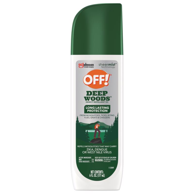 OFF! Deep Woods Insect Repellent Liquid For Gnats/Mosquitoes/Ticks 6 oz